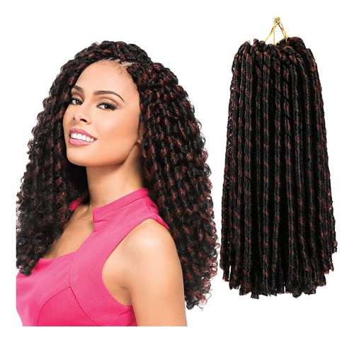 Urban Soft Dread Crochet Hair  4 Paquetes De Rastas Sinttica