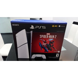 Sony Playstation 5 Slim Digital 1tb Spiderman 2 Color Blanco