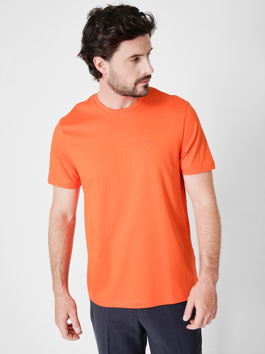 Polera Smooth  Naranja Calvin Klein