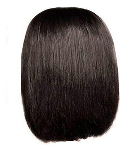 Cabello Negro Brasileño, Corto, Liso, De Alta Calidad, Natur