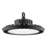 Lampara Industrial Suspendida Negro 100w Luz Día 100ufoledl6