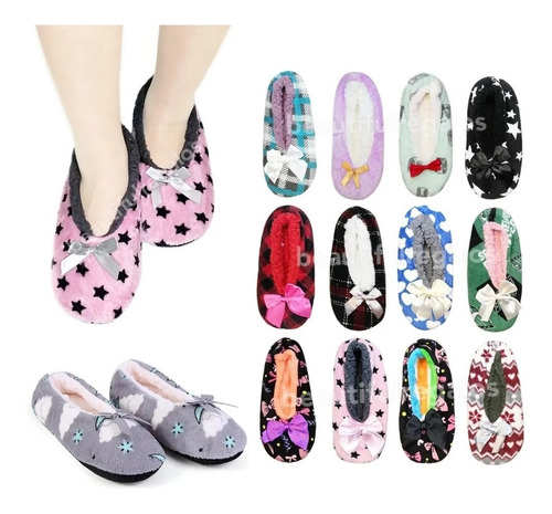 Pantuflas Ballerinas de Mujer Invierno Super Abrigadas! 