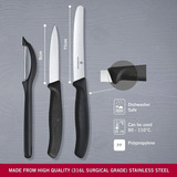 Set Cuchillos De Verduras 3 Unid Victorinox 6.7113.31 Negro