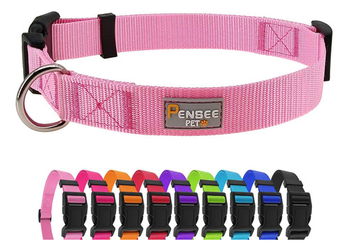 Collar De Perro Rosa Para Perros Pequeños, Medianos Y Grande