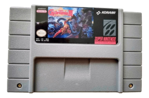 Juego Caset Castlevania4 Compatible Con Super Nintendo Nuevo