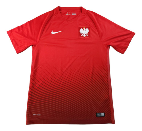 Camiseta Visita Selección De Polonia 2016, Nike, Talla S