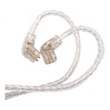 Cable Auricular Kz Pin B/c Silver C/ Mic Original Prm