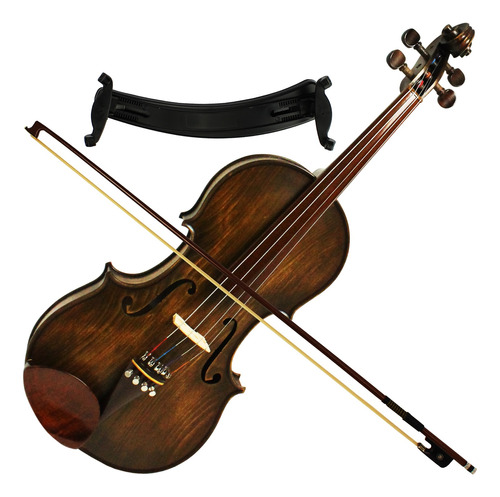 Viola De Arco 42cm Envelhecido Fosco Rolim + Acessórios