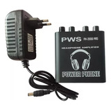 Amplificador Fones Power Play Pws Ph2000 Power Click + Fonte