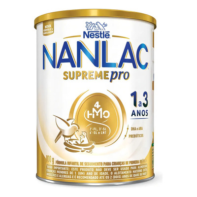 Nanlac Supreme Pro Nestlé Fórmula Infantil 800g 1 A 3 Anos | MercadoLivre