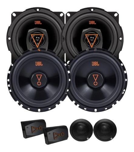  Kit Duas Vias 6pol Jbl 62vms80 160w Rms + Par 5pol 5trms80