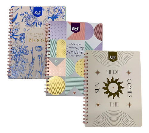 Libretas Kiut Profesional 3pz Doble Espiral Norma 100h 56gr | Envío gratis
