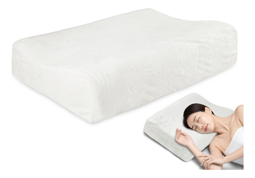 Almohada Viscoelástica Látex Ajustable Ortopedica Cervical