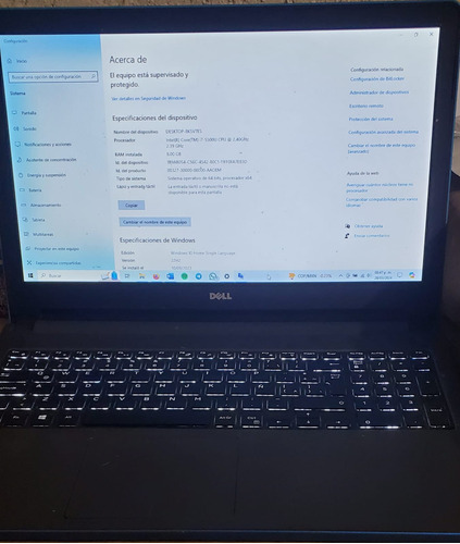 Laptop Dell Inspiron 5558 Core I7-5500u Win10