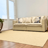 Tapete Para Sala Quarto Sisal Moderno Luxuoso Antialérgico  