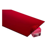 Acrílico Transparente Rojo Lámina 60 X 120 Cm Grosor 3 Mm