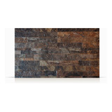 Ceramica 31x53 Muro Piedra Petroleo Lourdes 1ra Pared