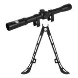 Bipé Ar15 Sport Dobrável + Luneta 4x20 Trilho 11mm