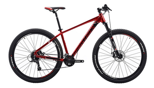 Mountain Bike V Industries Vi-925  2022 R29 16v Frenos De Disco Mecánico Cambios One Mx8 Color Rojo/negro