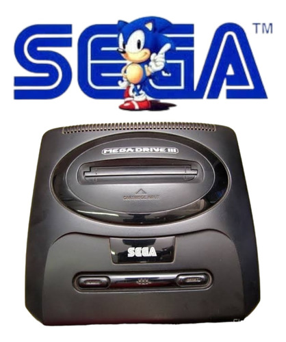Console Sega Genesis Mega Drive 3 Completo + Jogo Sonic 2 Or