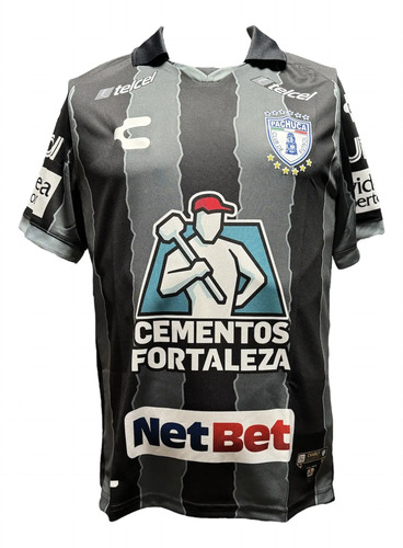 Jersey Charly Futbol Tuzos De Pachuca Visitante 2022 Negro