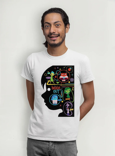 Playeras Intensamente Diseño 20 Emociones Caricaturas Beloma