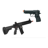 Marcadora Airsoft Electrica Hk 416 Beretta 92fs Aeg 6mm Xt C