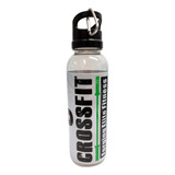 Botellas Deportiva 750 Ml Con Tapa + Mosqueton - Crossfit