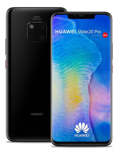 Huawei Mate20 Pro Dual Sim, 128 Gb, Color Negro Medianoche,