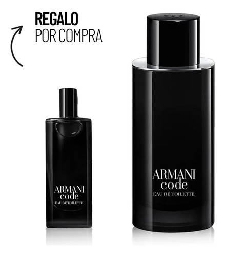 Kit Perfume Hombre Armani Code Edt 125 Ml + Code Edt 15 Ml