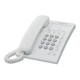 Teléfono Alámbrico Panasonic Kx-ts550meb Básico Blanco 10 Me