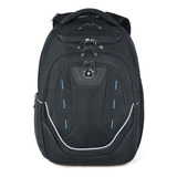 Mochila De Viaje Swiss Digital Terabyte J16bt-1 Para Laptop Color Negro Diseño De La Tela Rayado