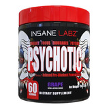 Pre Entreno Insane Labz Psychotic 60 Servicios Dlc P15 Sabor Uva