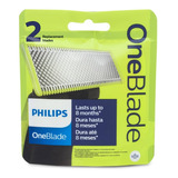 Philips 2 Cuchillas De Recambio Oneblade Qp220/51