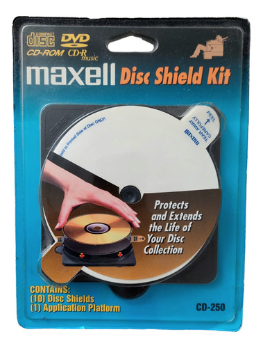 Kit Antiguo De Protección De Discos Cd Y Dvd Maxell