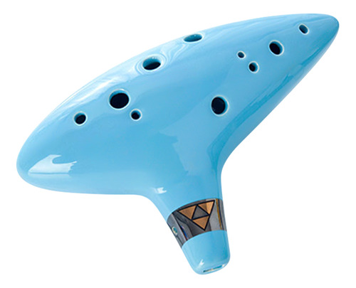 Instrumento Musical Portátil Ocarina Alto C De 12 Hoyos Con