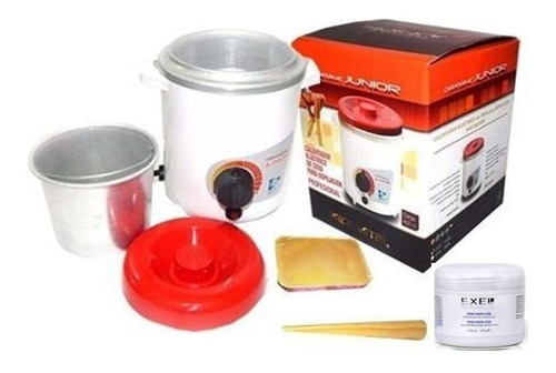 Kit Depilacion Calentador Arcametal + Cera + Cremas Exel