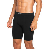 Cueca Boxer Comprida Long Leg Micromodal Sem Costura Lupo