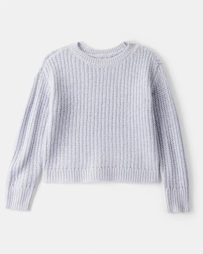 Suéter De Manga Larga En Azul De Niña 3t579910 Carters®