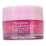 Balm Labial Noturno Ruby Rose Sleeping Mask Strawberry Cake