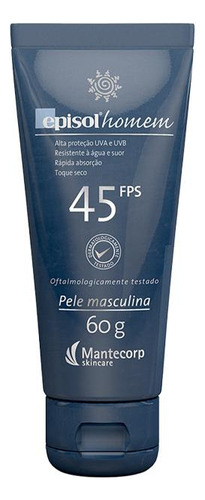 Mantecorp Episol Homem Protetor Solar Facial Fps45 60g