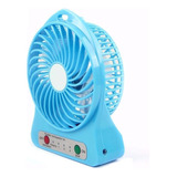 Mini Ventilador Portátil Con Batería Recargable Usb De 14 Cm