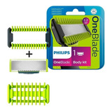 Kit Body Oneblade Lamina + 2 Pente One Blade Philips