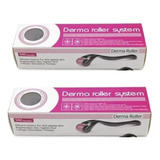 Kit 2 Dermaroller System Agulhas 1.0mm Microagulhas Drs 540