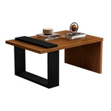 Mesa De Centro Jb 8020 Luxo Caramelo Com Preto -rede Móveis