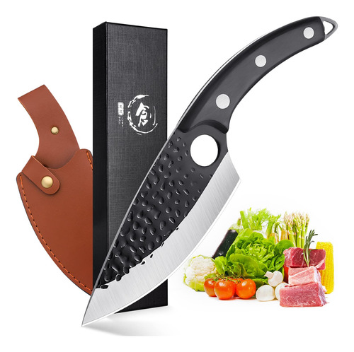 Huusk - Cuchillo Vikingo, Cuchillo De Cocina Japonesa Huusk