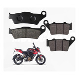 Kit De Balatas Delanteras Traseras Pulsar 200ns Rs As Dom400