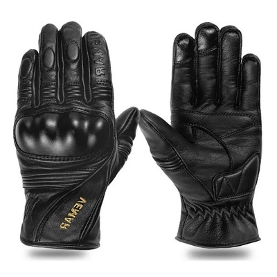 Guantes Moto De Piel Impermeables Térmicos Touch Retro Talla Xl | Envío gratis