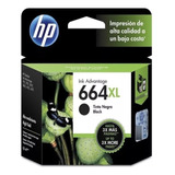 Cartucho Tinta Hp 664xl Negro Original Nuevo Facturado