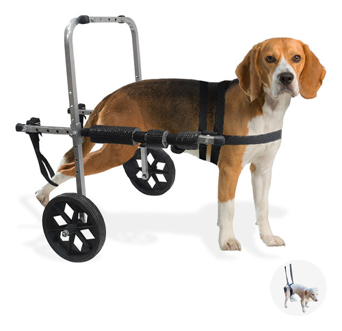 Cadeira De Rodas Para Cachorro Médio Porte 8 15kg Regulável